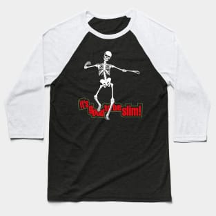skeleton skull bone zombie dead Baseball T-Shirt